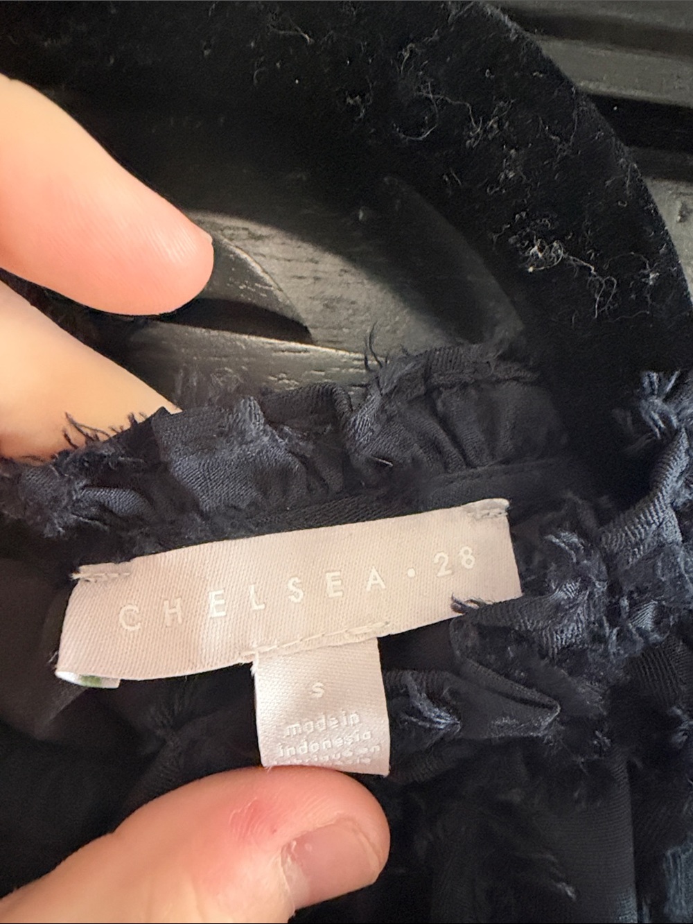 Chelsea28 Navy Ruffled Halter Mini Dress - Picture 2 of 5
